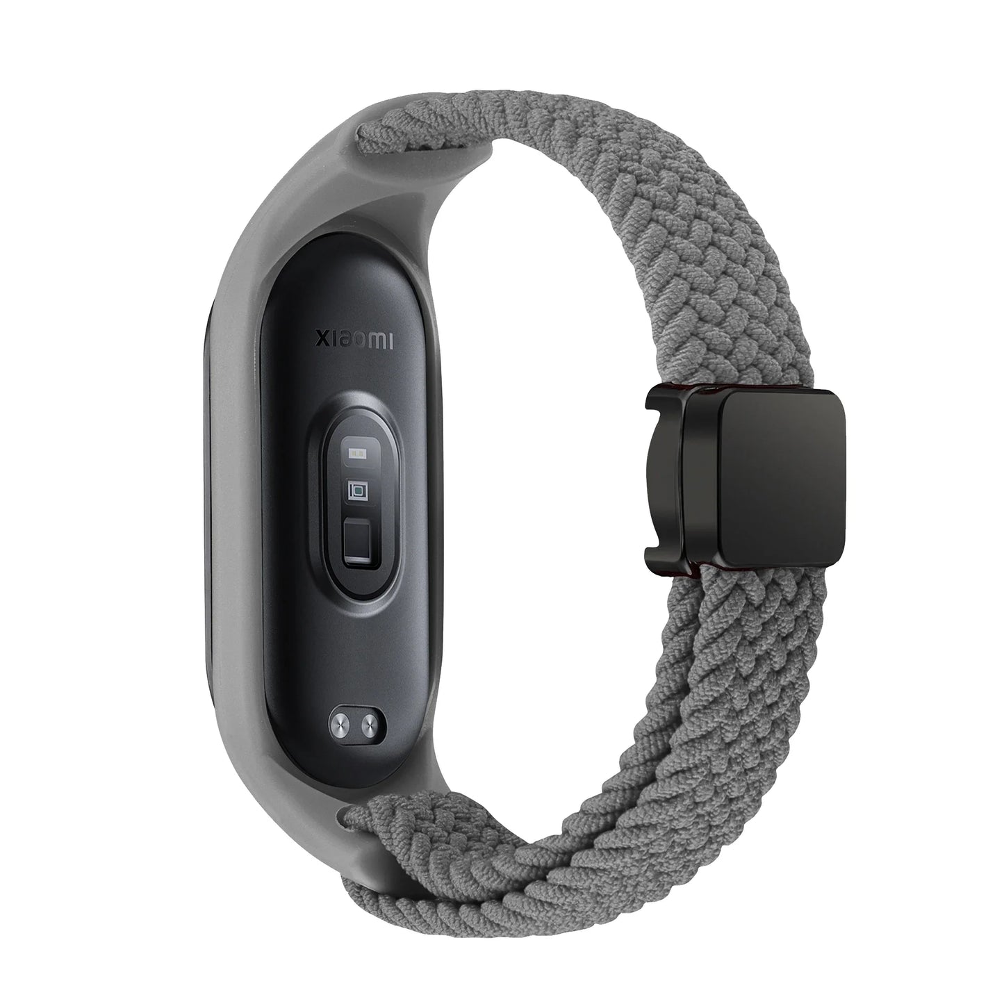 Nylon Braided Strap For Mi Band 9 8 Bracelet Magnetic Buckle Watchband For Xiaomi Mi Band 7 6 5 4 3 Wristband Correa Accessories