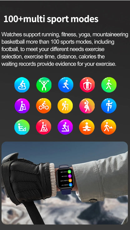 2025 New ECG+PPG+HRV Smart Watch Men Blood Lipid Uric Acid Health Monitor Bluetooth Call Sleep Physical Health Smartwatch Women