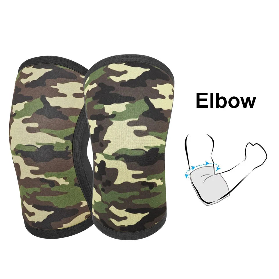 AOLIKES 1 Pair 7MM Knee Sleeves Support Injury Recovery - Neoprene Knee Brace Knee Support for Squats, Running & Gym Workout