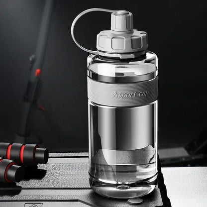2 Liter Big Water Bottle With Straw 2L/1.5L/1L/0.6L Large Capacity School Gym Sports Drinking Bottles Fitness botella de agua 물병