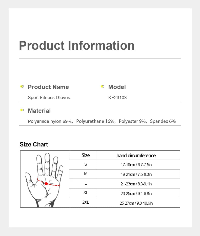 KUTOOK Men's And Women's Fitness Four Fingers Gloves Breathable Anti-slip Shock Absorption Yoga Dumbbell Cycling Sports Gloves
