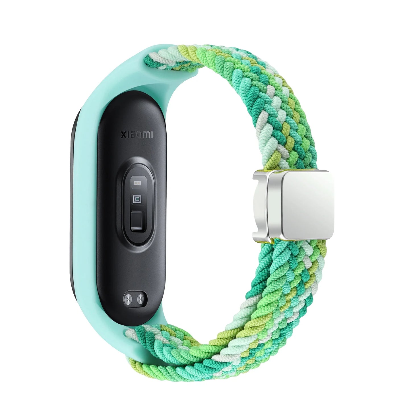 Nylon Braided Strap For Mi Band 9 8 Bracelet Magnetic Buckle Watchband For Xiaomi Mi Band 7 6 5 4 3 Wristband Correa Accessories