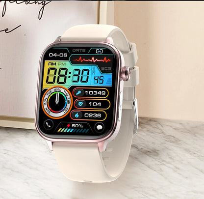2025 New ECG+PPG+HRV Smart Watch Men Blood Lipid Uric Acid Health Monitor Bluetooth Call Sleep Physical Health Smartwatch Women