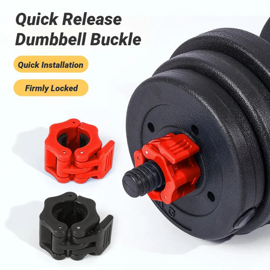 25MM Barbell Collar Lock Dumbell Clips Clamp Weight lifting Bar Gym Dumbbell Spring Lifting Quick Release Clamps Spin Collars