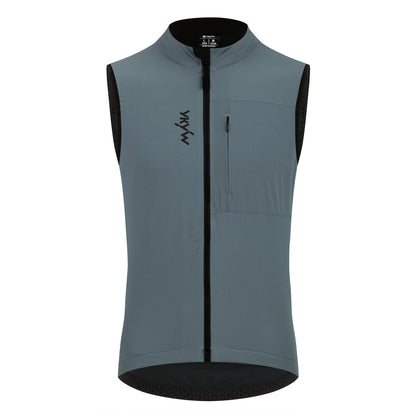 YKYWBIKE Men Cycling Gelit Thermal Fleece Bicycle Windbreaker Sleeveless Bike Vest Windproof Waterproof Cycling Windshield