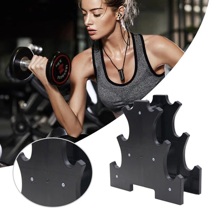 Dumbbell Holder 3 Tier Dumbbell Rack Stand Only Compact Weight Rack for Dumbbells Small for Home Gym Workout