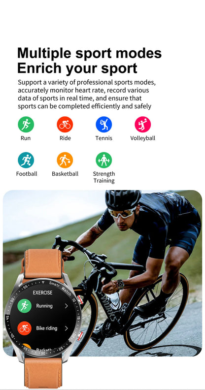 2025 New Outdoor Sports Smart Watch Men GT Series 1.53 inch AMOLED Screen Sports Watch ECG+PPG Health Smartwatch Man For Huawei