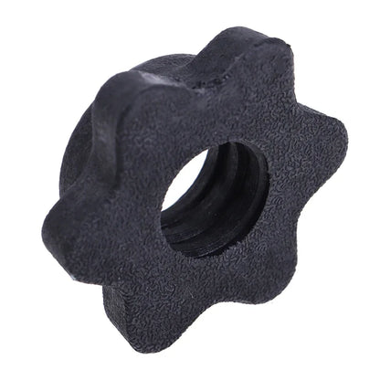 3 Pc Dumbbell Hex Nut Dumbbell Rod Nut Spinlock Collars for Barbells Bars Training Sports Gym Equipment Accessories