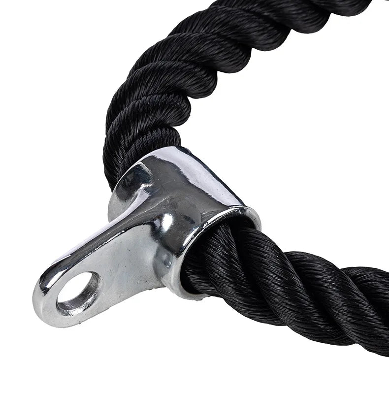 Tricep Rope for Push Pull Down Exercises Arm Muscle Resistance Bands for Body Building Strength Training