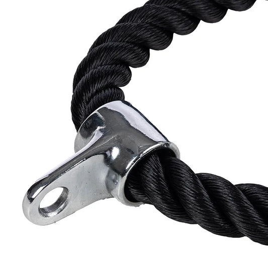 Tricep Rope for Push Pull Down Exercises Arm Muscle Resistance Bands for Body Building Strength Training