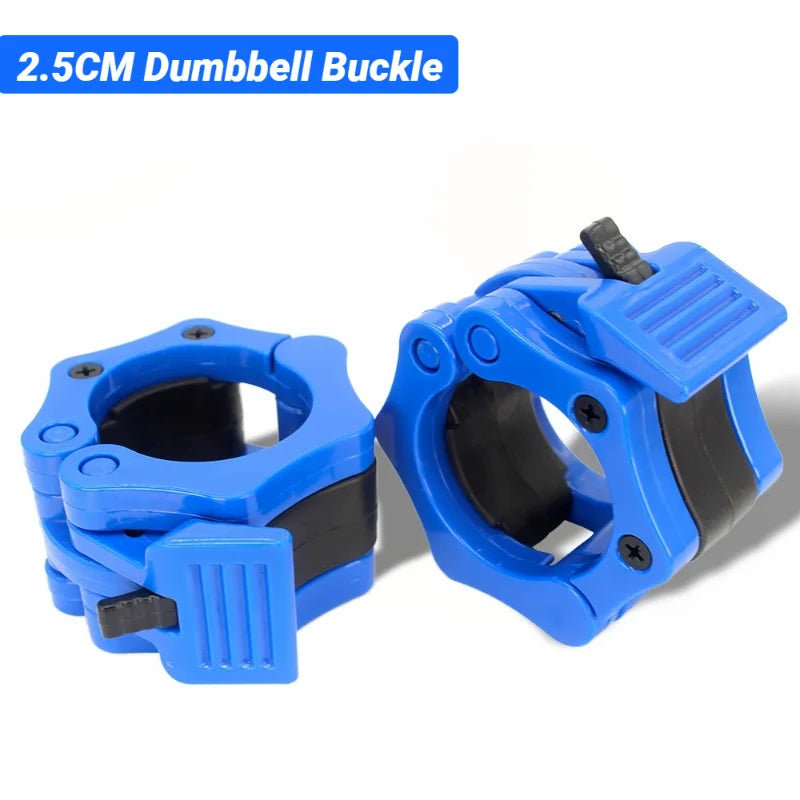 25MM Barbell Collar Lock Dumbell Clips Clamp Weight lifting Bar Gym Dumbbell Spring Lifting Quick Release Clamps Spin Collars