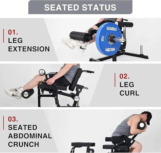 Multifunctional Flexion And Extension Trainer, Leg Curl Machine, Waist, Abdomen And Hip Muscle Training Machine