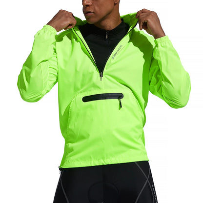 WOSAWE Men Running Jacket Reflective Windproof Waterproof Mountain Bike MTB Wind Coat Riding Bicycle Cycling Windbreaker