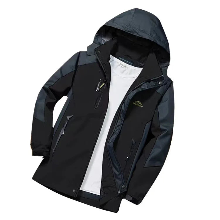TRVLWEGO Women Camping Jacket Hiking Autumn Hooded Windbreaker Waterproof Climbing Trekking Travel Outdoor Sports Cycling Coats