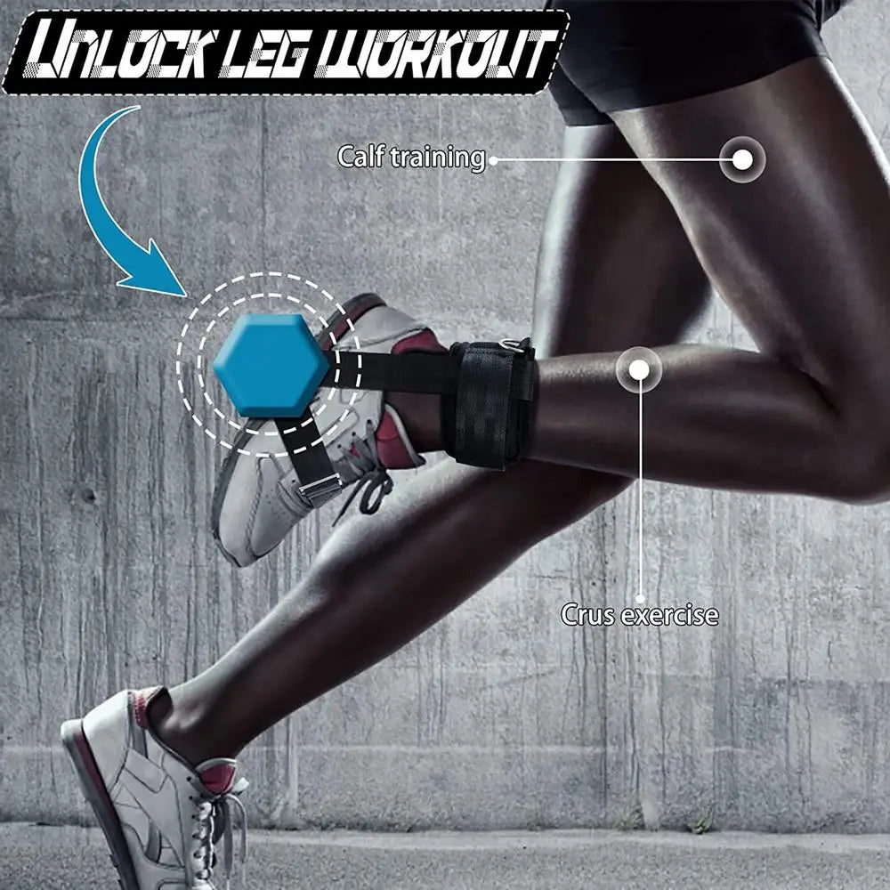 Dumbbell Ankle Strap Adjustable Ankle Weights Strap For Men Adjustable Weight Dumbbell Ankle Straps Portable Ankle Straps Legs