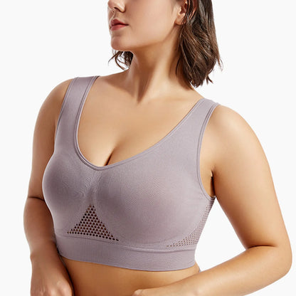 S-4XL Women Yoga Sport Bra Breathable Fitness Running Active Vest Padded Crop Tops Underwear gym Yoga top bras