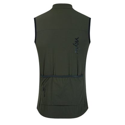 YKYWBIKE Men Cycling Gelit Thermal Fleece Bicycle Windbreaker Sleeveless Bike Vest Windproof Waterproof Cycling Windshield