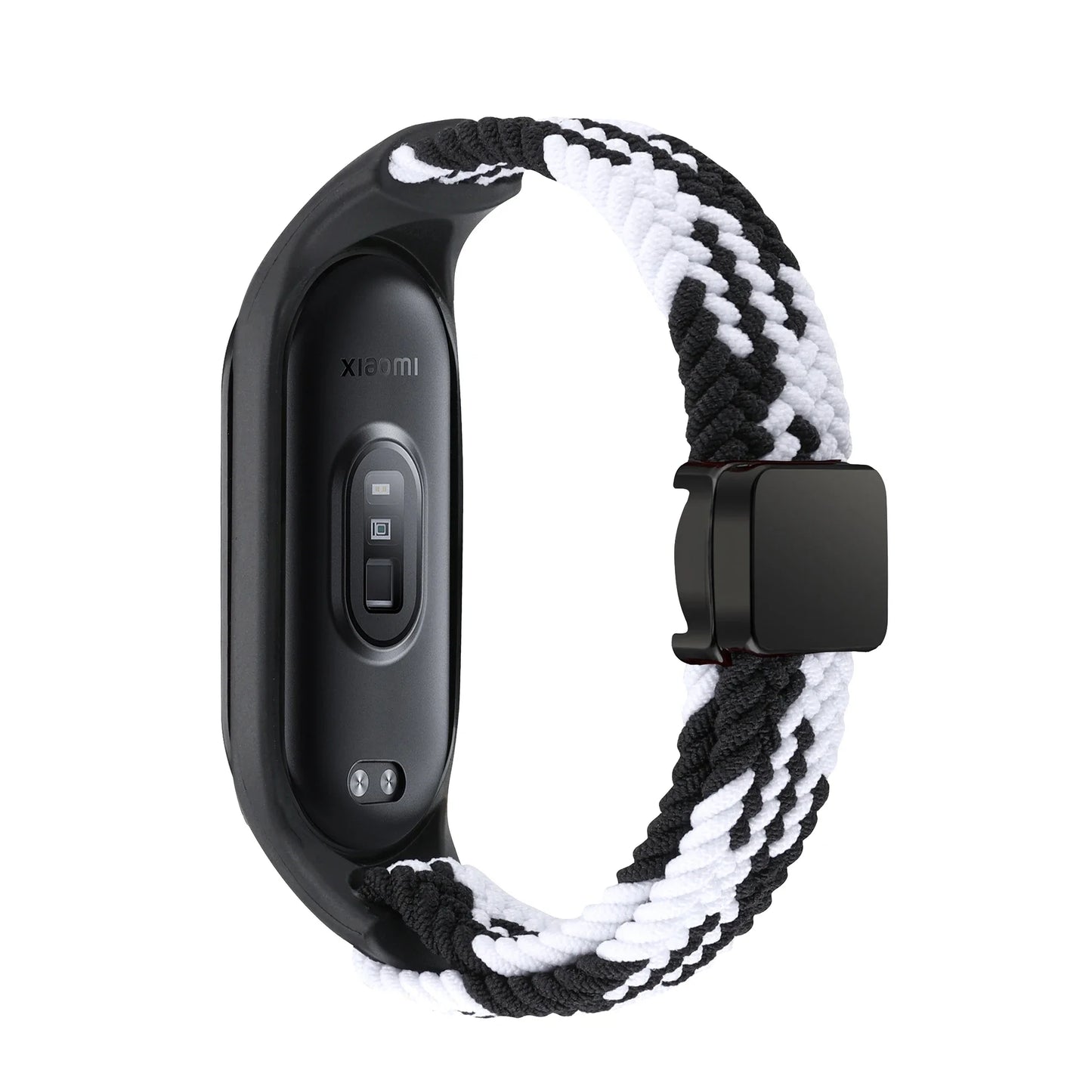 Nylon Braided Strap For Mi Band 9 8 Bracelet Magnetic Buckle Watchband For Xiaomi Mi Band 7 6 5 4 3 Wristband Correa Accessories