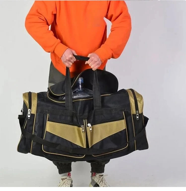 Luggage Travel Bag Gym Fitness Handbags for Women Men Outdoor Sports Shoulder Large Storage Duffel Training Long Distance Bag