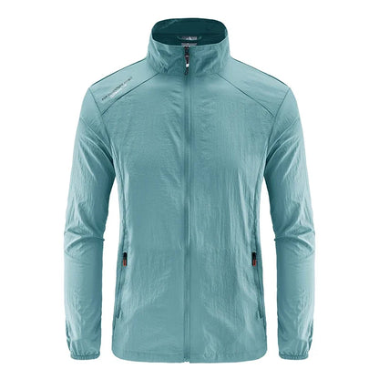 Summer Jackets Men Male Windbreaker Fishing Coats Father Ultrathin Sunscreen Jacket Youth Outerwearing Clohting Traveling Korean