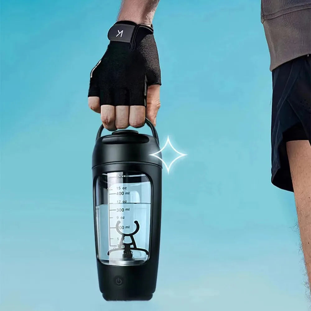 Electric Protein Shaker Bottle Portable 1200mAh Rechargeable Blender Cup Automatic Self Stirring Mug 650ml Mixing Cups for Fitne