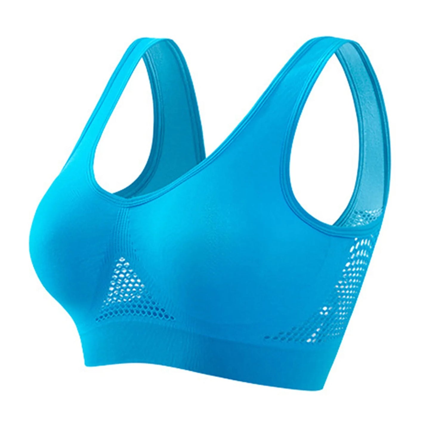S-4XL Women Yoga Sport Bra Breathable Fitness Running Active Vest Padded Crop Tops Underwear gym Yoga top bras