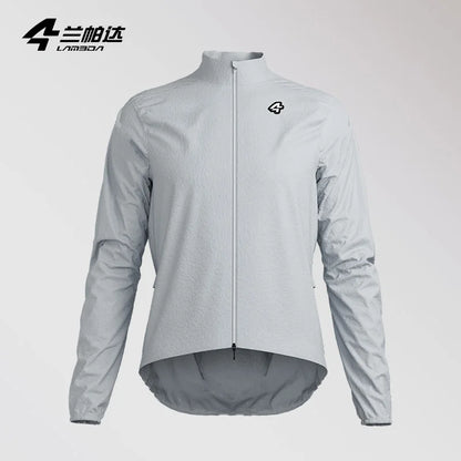 Lameda Men's Cycling Jacket Lightweight Men's Windbreaker Long Sleeved With 3 Pockets Bicycle Coat Clothes