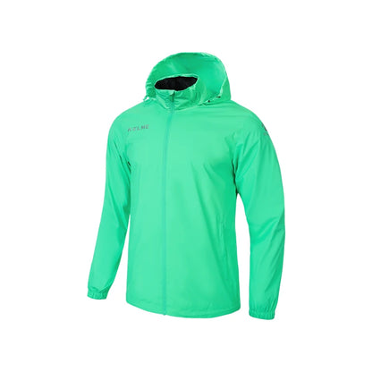 KELME Men's Windbreaker Running Jacket Soccer Kid Hooded Windproof Coat Training Waterproof Jacket Quick Dry 3801241