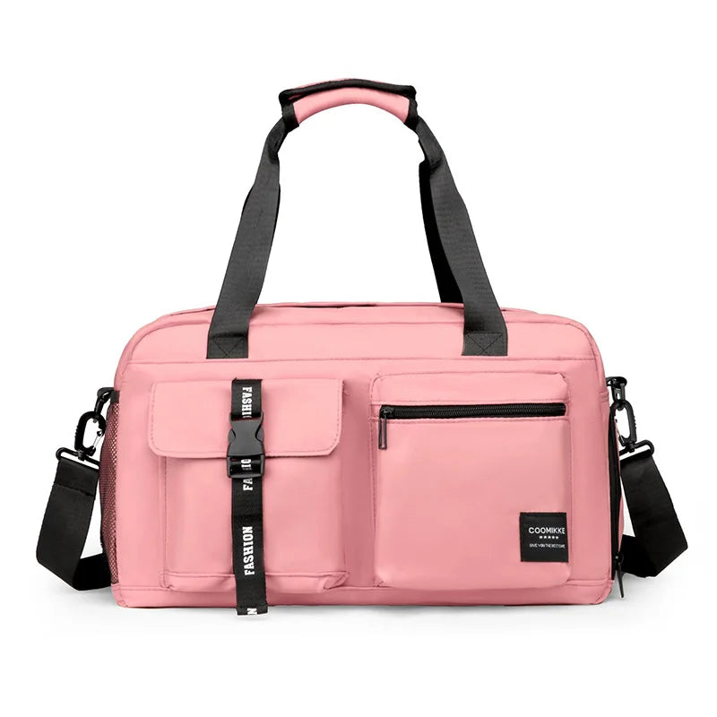 Large Fitness Bag Sports Handbag Women Dry Wet Shoes Pocket Single Shoulder Crossbody Swimming Yoga Gym Travel Backpack Duffel