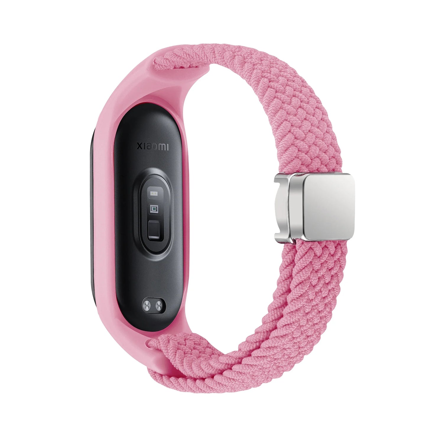 Nylon Braided Strap For Mi Band 9 8 Bracelet Magnetic Buckle Watchband For Xiaomi Mi Band 7 6 5 4 3 Wristband Correa Accessories