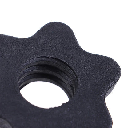 3 Pc Dumbbell Hex Nut Dumbbell Rod Nut Spinlock Collars for Barbells Bars Training Sports Gym Equipment Accessories