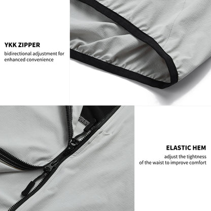 WOSAWE Lightweight Cycling Vest Men Women Reflective Windproof MTB Bike Windbreaker Mesh Back Running Gilet Wind Vest Jacket