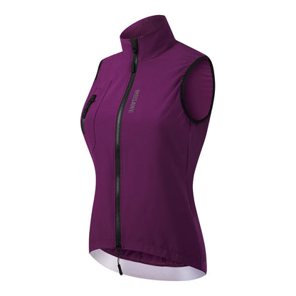 WOSAWE Cycling Jacket Women Windbreaker Vest Sleeveless Jackets Mountain Bike MTB Clothes Bicycle Jacket Windproof Ciclismo