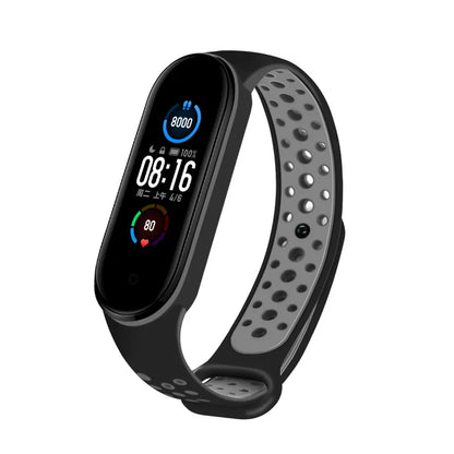 Breathable Strap For Xiaomi Mi Band 3 4 5 6 7 Smart Watch Wrist M3 M4 Bracelet For Xiaomi MiBand 7 6 5 Miband Strap Replacement