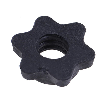 3 Pc Dumbbell Hex Nut Dumbbell Rod Nut Spinlock Collars for Barbells Bars Training Sports Gym Equipment Accessories