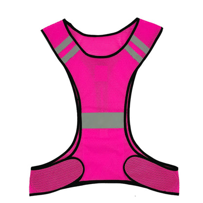 Cycling Reflective Vest High Visibility Safe Jacket for Night Riding Running Jogging Cycling Motorcycle Outdoor Sports Waistcoat