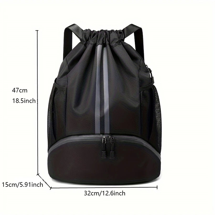 Gym Bag Fitness Backpack Women Men Basketball Backpack Outdoor Soccer Football Storage Bags Training Drawstring Sports Knapsack