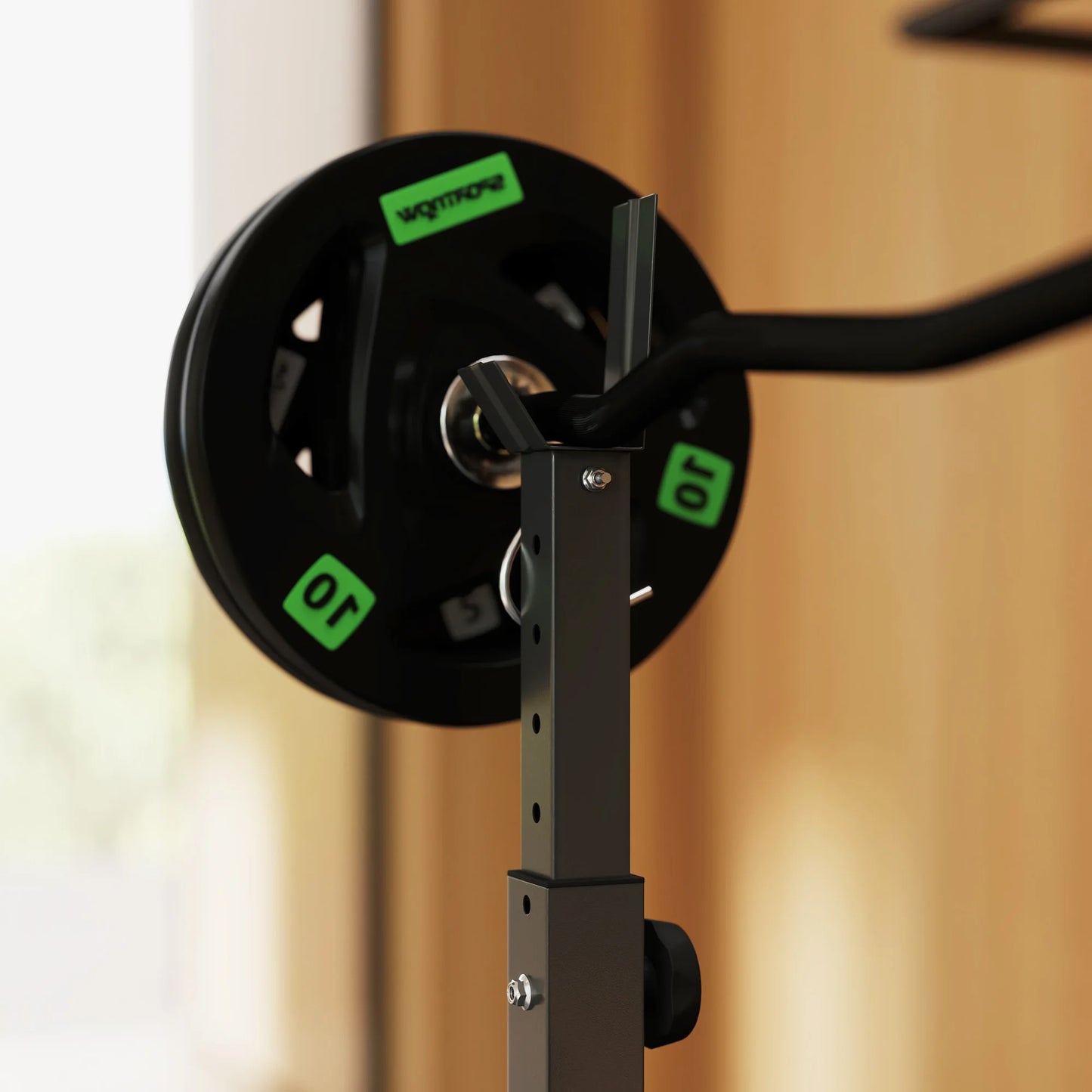 SPORTNOW Adjustable Weight Bench with Bench Press Rack, Preacher Curl Bench, Leg Extension and Lat Pull Down