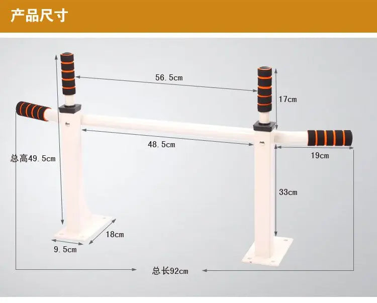 Reinforced Home Wall Horizontal Bar Pull-up Equipment Wall Fitness Exercise