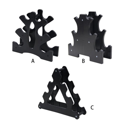 Dumbbell Holder 3 Tier Dumbbell Rack Stand Only Compact Weight Rack for Dumbbells Small for Home Gym Workout