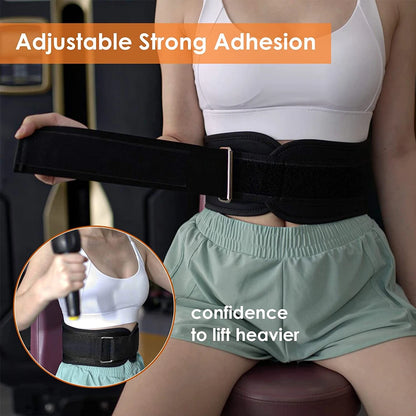 1Pcs Gym Weightlifting Belt Adjustable Waist Back Support Squat Dumbbell Barbell Deadlifts Training Fitness(Black and Blue)