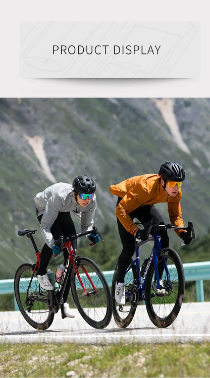Lameda Men's Cycling Jacket Lightweight Men's Windbreaker Long Sleeved With 3 Pockets Bicycle Coat Clothes