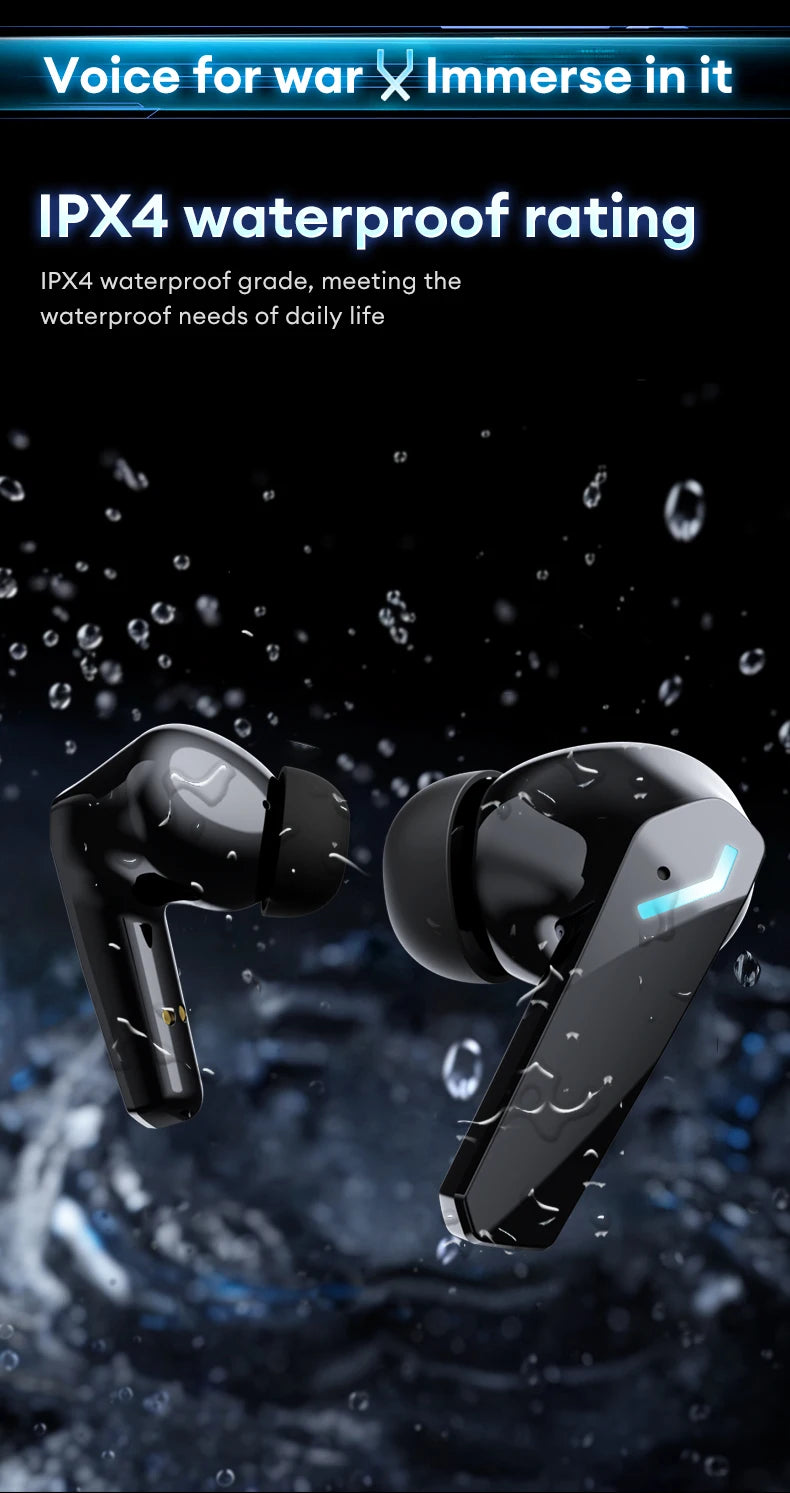 Original Lenovo XT53 Earphone Wireless Upgrade Bluetooth 5.4 Headphones Noise Reduction LED Earbuds Low Latency Gaming Headset