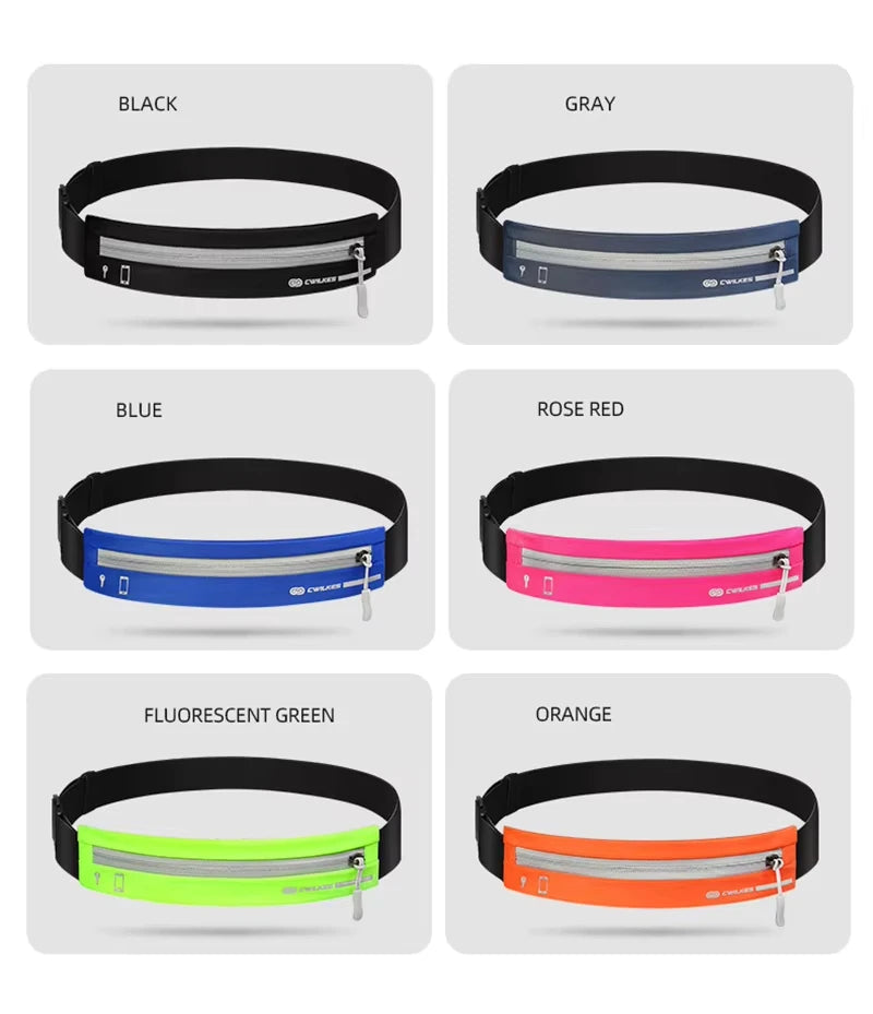 Running Belt Bag Running Waist Bag for Cell Phone Sports Fanny Pack Men Women Hidden Gym Bags Mobile