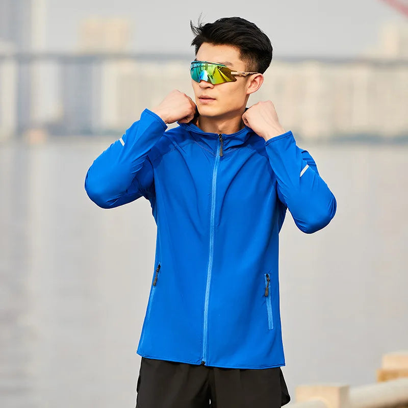2024 Summer Hooded Jacket Men Women Waterproof Sun Protection Clothing Fishing Hunting Clothes Quick Dry Skin Windbreaker