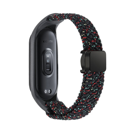 Nylon Braided Strap For Mi Band 9 8 Bracelet Magnetic Buckle Watchband For Xiaomi Mi Band 7 6 5 4 3 Wristband Correa Accessories