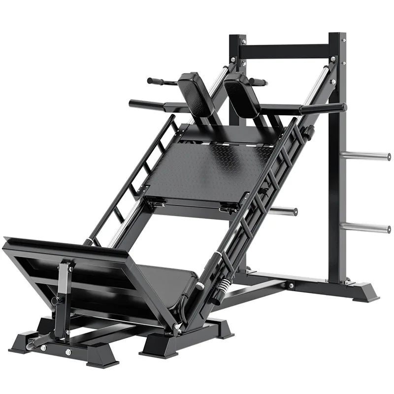 Gym Fitness Equipment Inverted Reverse Pedal Machine 45 Degree Leg Press Hack Squat Combo