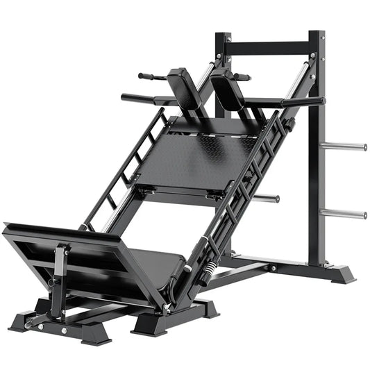 Gym Fitness Equipment Inverted Reverse Pedal Machine 45 Degree Leg Press Hack Squat Combo