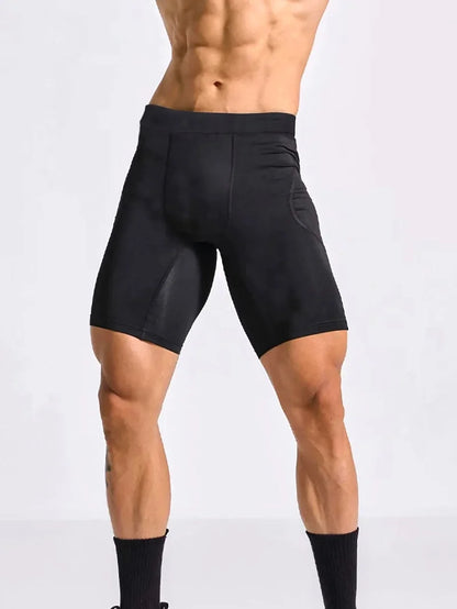 Men's Bodybuilding Shorts Gym Running Leggings Male Joggings Elastic Compressions Sweatpant Football Basketball Tights Trousers