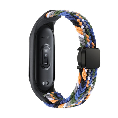 Nylon Braided Strap For Mi Band 9 8 Bracelet Magnetic Buckle Watchband For Xiaomi Mi Band 7 6 5 4 3 Wristband Correa Accessories